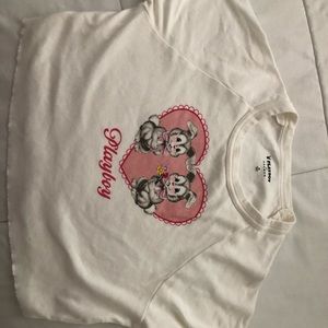 Cute Playboy crop top